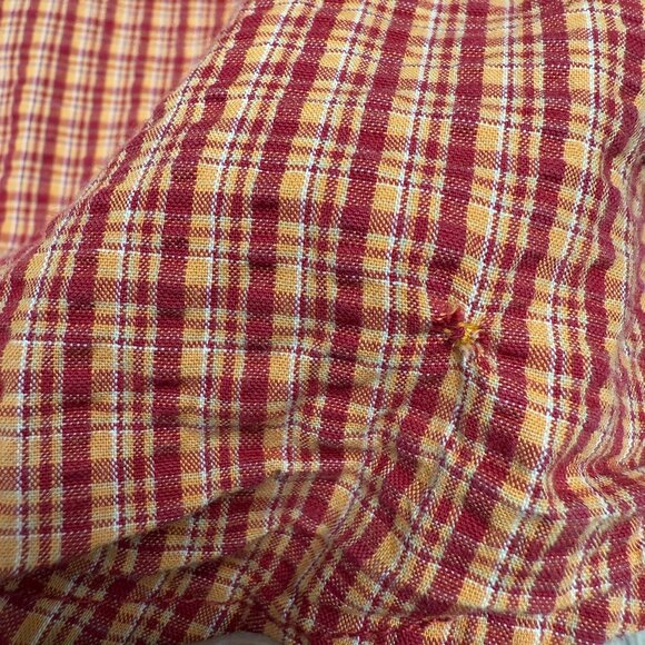 Men's EDDIE BAUER Relaxed Fit Plaid Quick Dry Button-Down Shirt- Size Lg. Tall - Picture 9 of 13